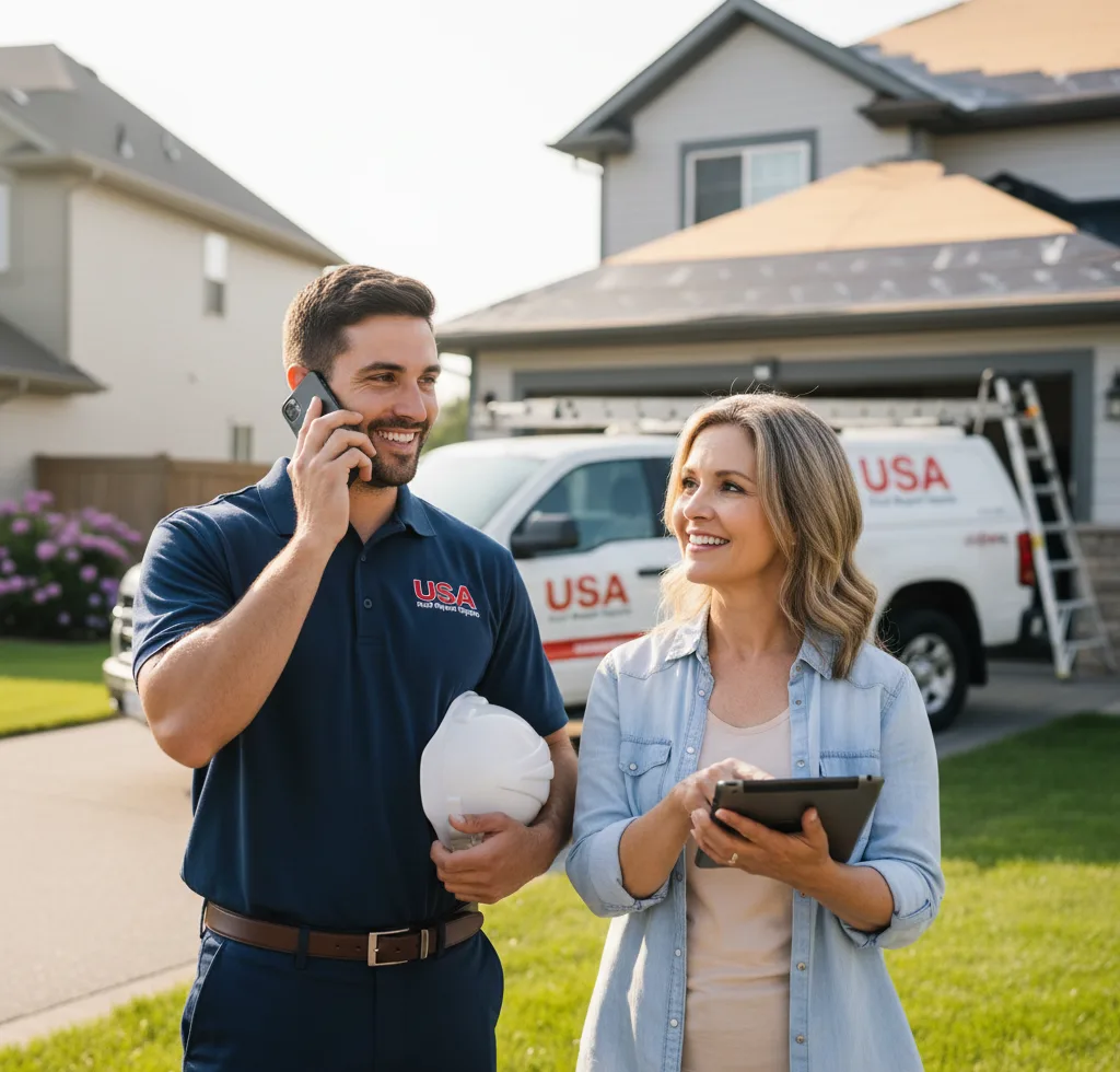 USA Roof Repair Experts customer support in Plainwell